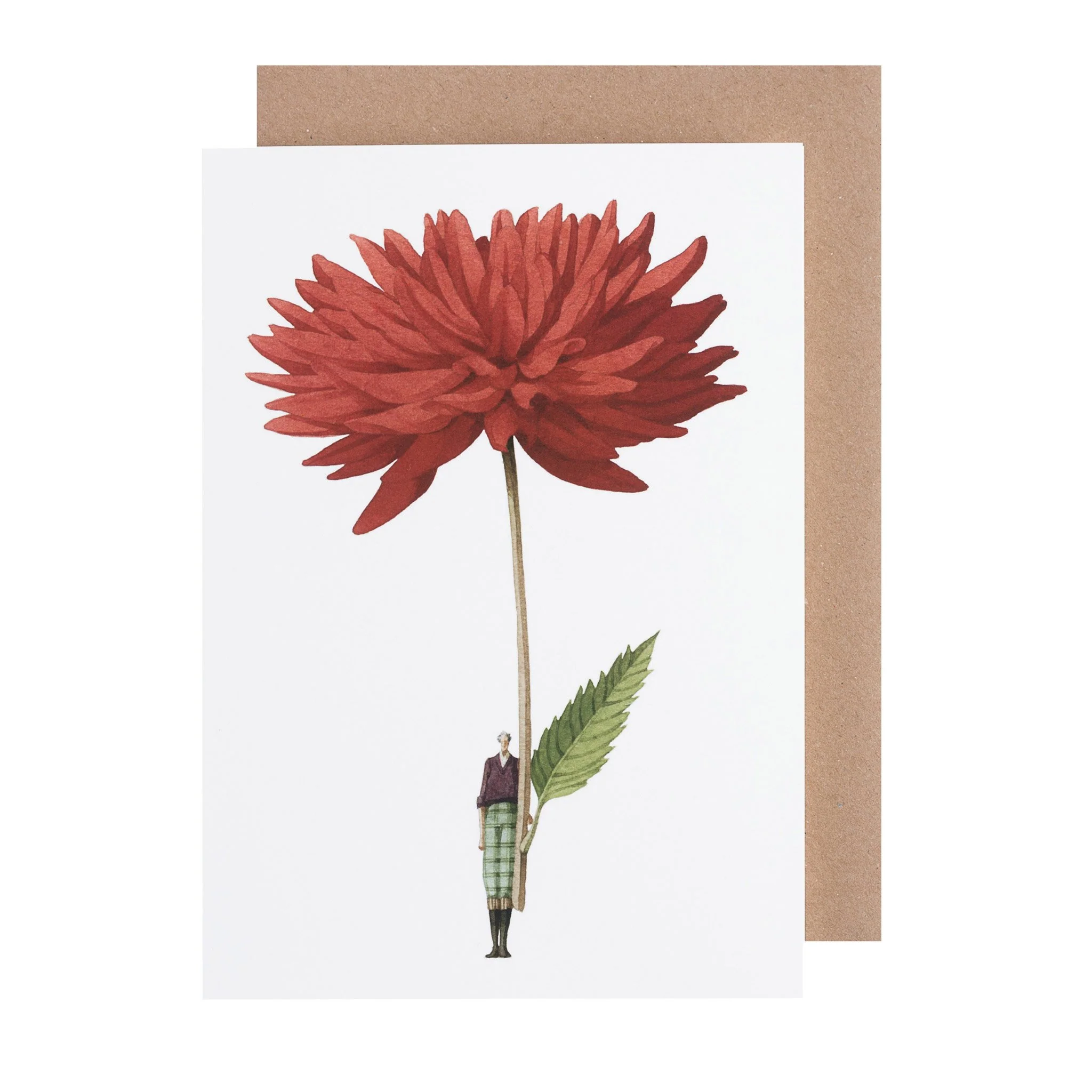 Grußkarte "DAHLIA" von Laura Stoddart