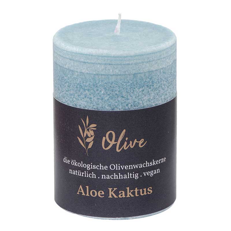 Aloe - Kaktus / Olivenwachs Duftkerze von Schulthess Kerzen