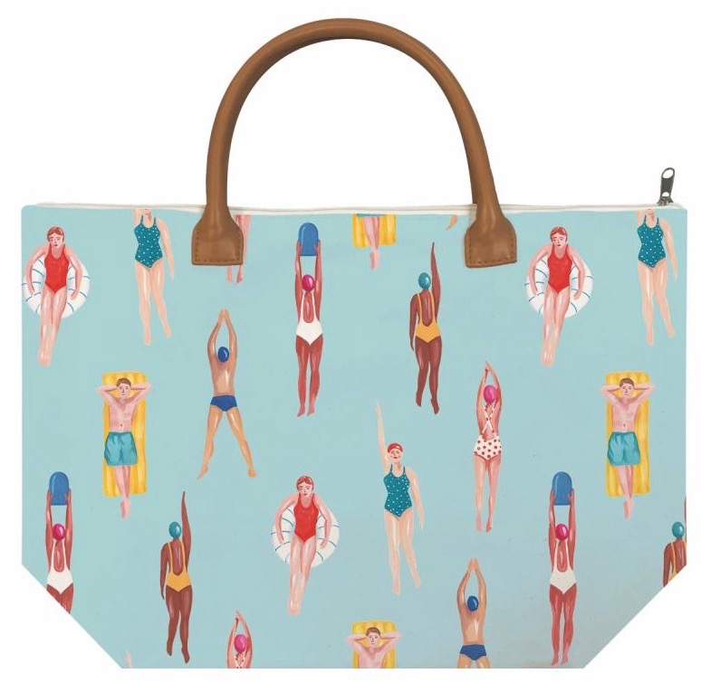 "Riviera Swimmers" - Handtasche von Paperproducts Design