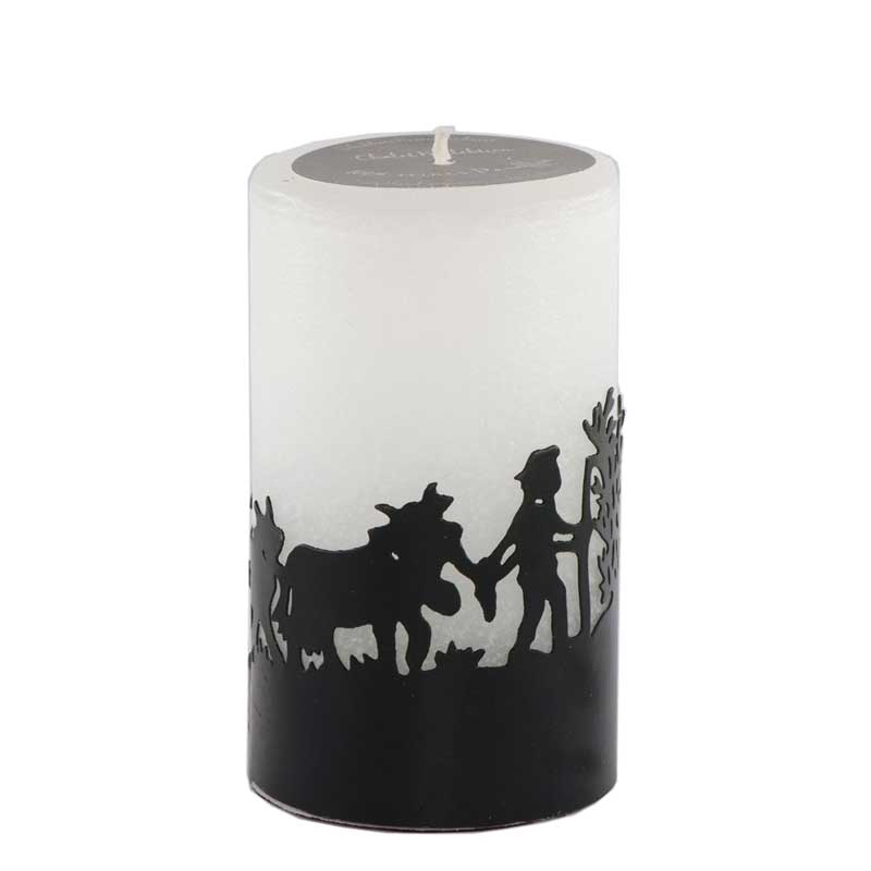 Scherenschnitt Sujet "Alpaufzug" - von Schulthess Kerzen