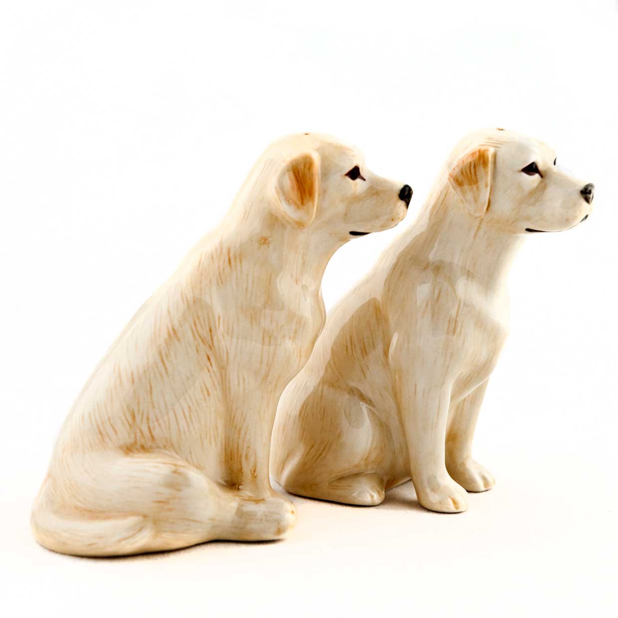 Labrador - die Salz und Pfeffer Streuer von Quail Ceramics