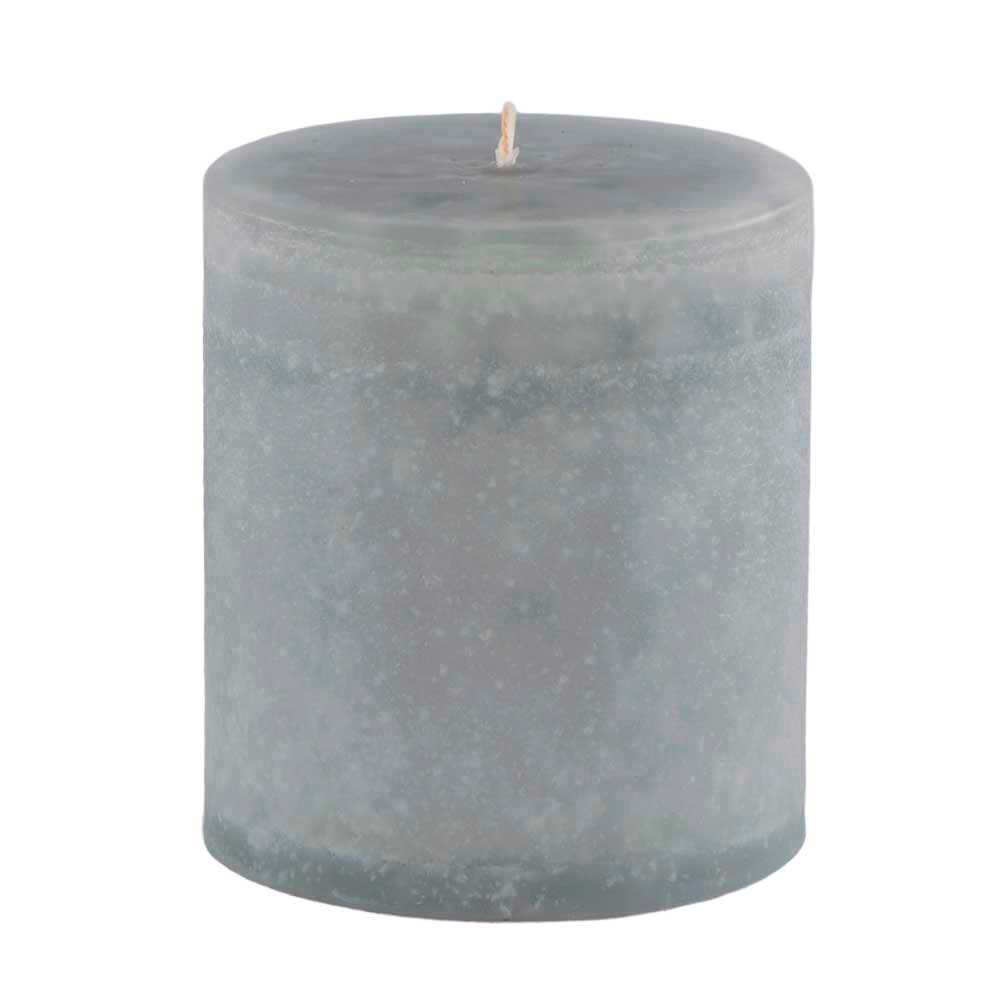 Schulthess Stumpenkerze ohne Duft - Farbe Sea Salt Grey