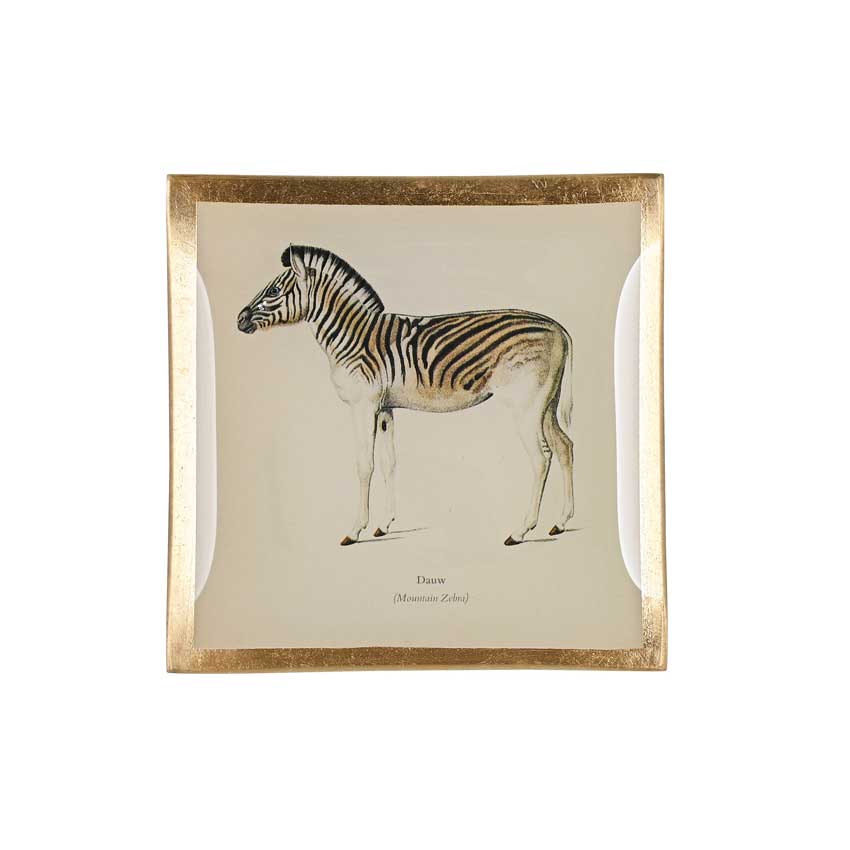 Love Plates - Glasteller "Zebra" von Gift Company 