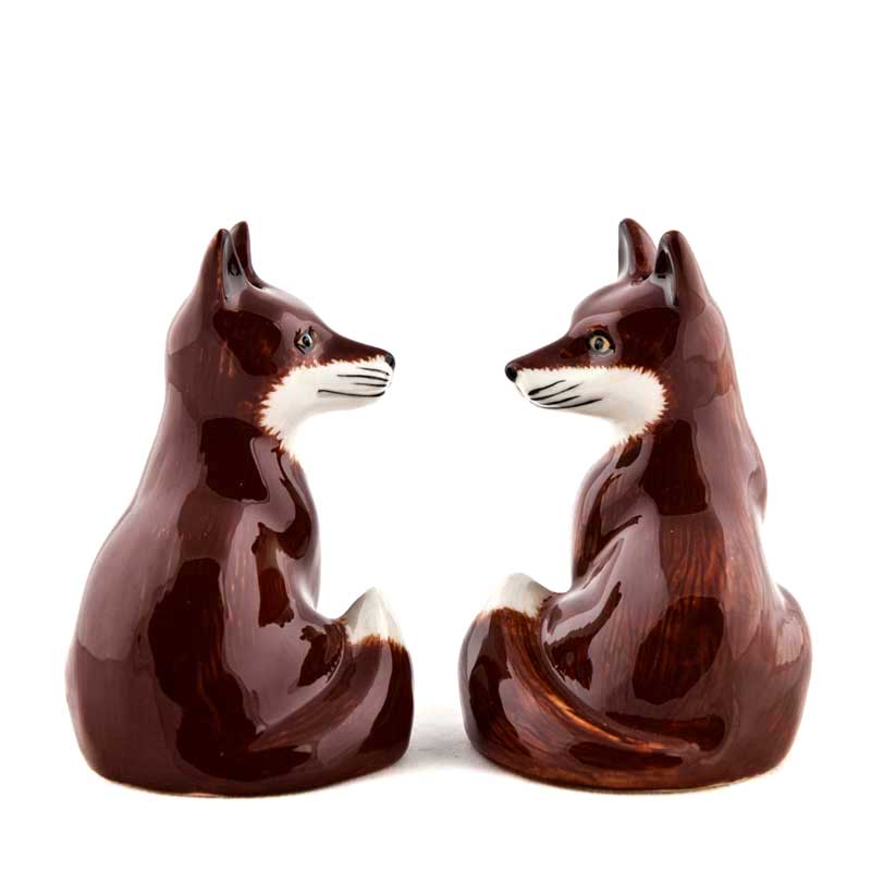 Fox  / Füchschen - die Salz und Pfeffer Streuer von Quail Ceramics