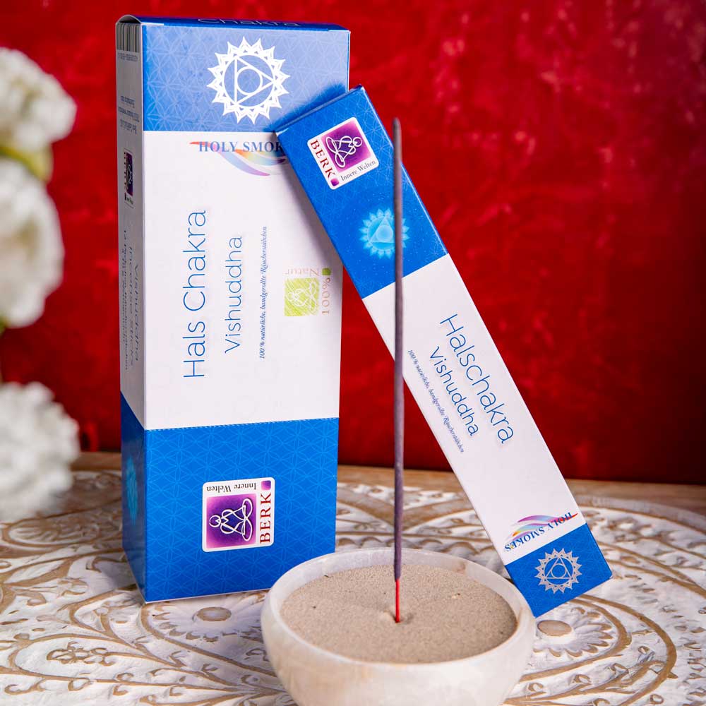 Räucherstäbchenset "Kehlchakra" aus der Chakra Line - Räucherwerke von Berk