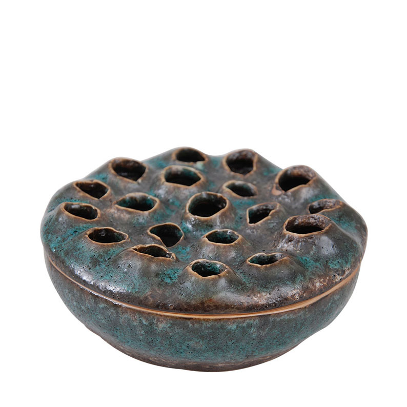 Trypo Coral blue large  - Blumenvase aus Keramik - von Miljögarden