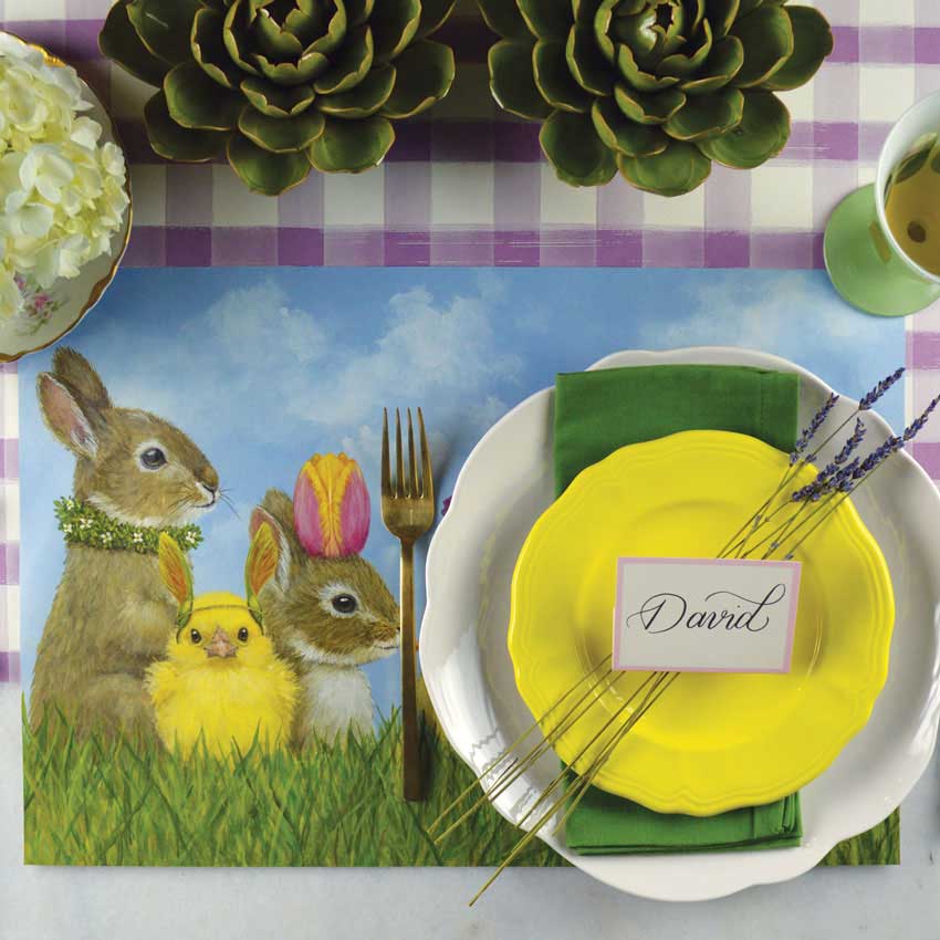 Placemats - Papier Tischsets "GARDEN GATHERING" von Hester & Cook 