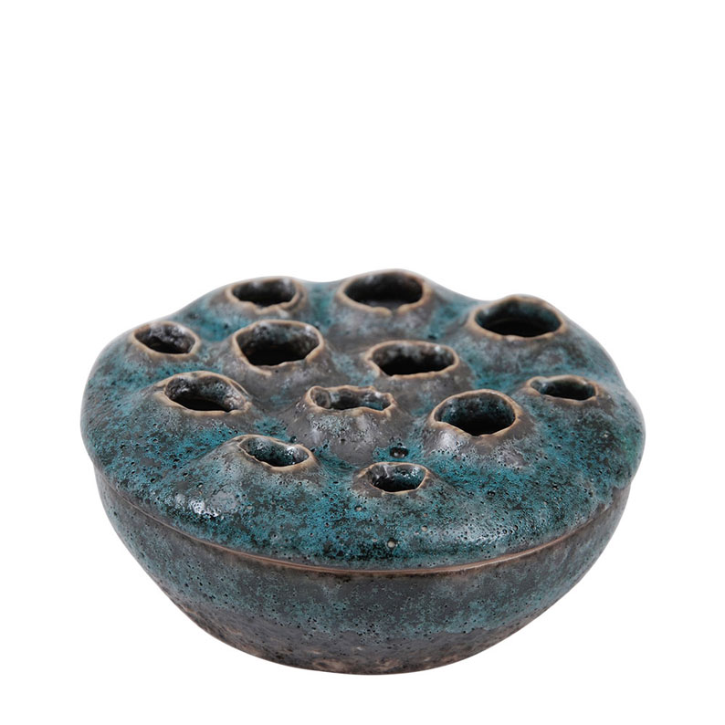 Trypo Coral blue small  - Blumenvase aus Keramik - von Miljögarden