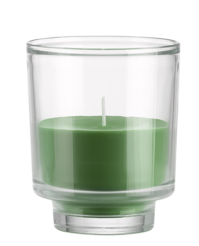 AVA Windlicht - Outdoor Kerze - Farbe Fichte Grün - von Engels Kerzen