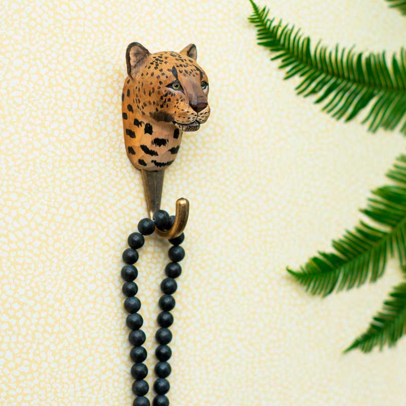 Kleiderhaken "Leopard"- Handwerkskunst von Wildlife Garden Kleiderhaken "Leopard"- Handwerkskunst von Wildlife Garden