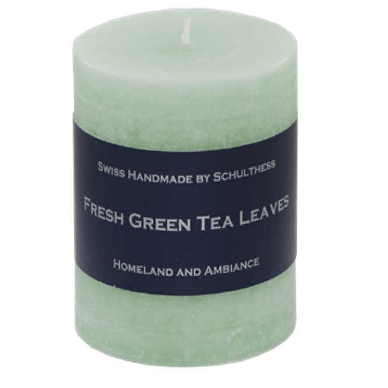 Fresh green Tea Leaves - von Schulthess Duftkerzen 