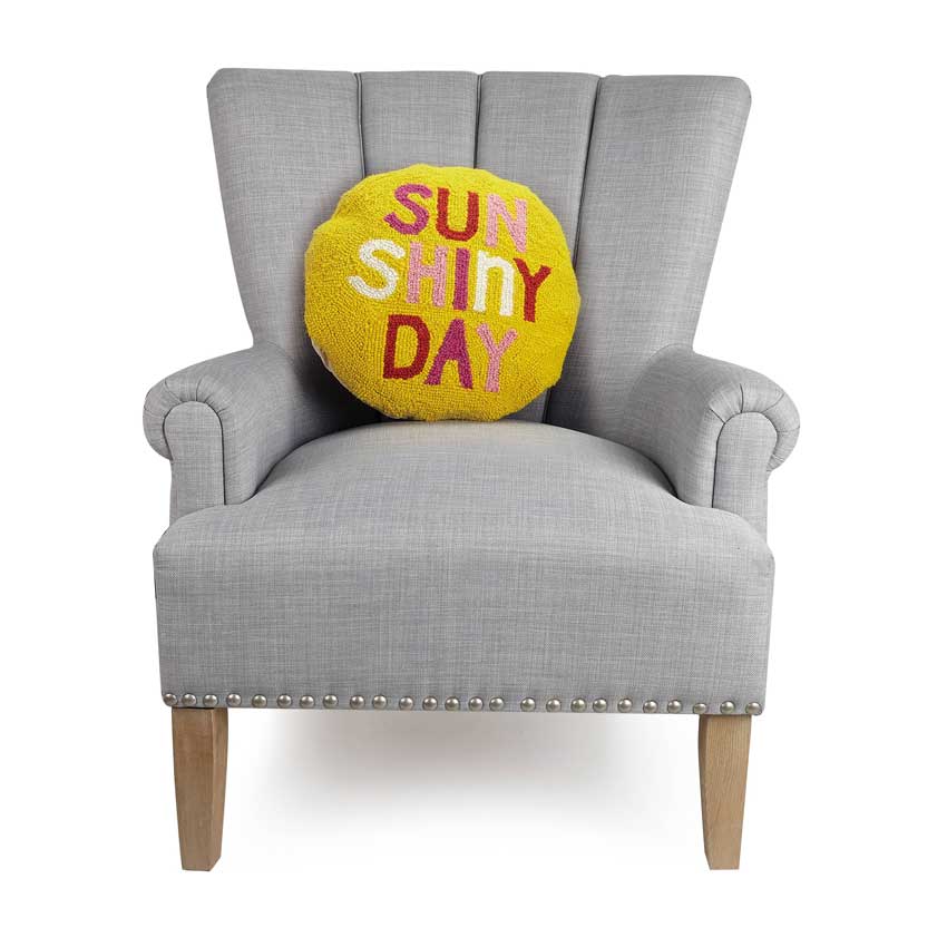 Sofakissen / Akzentkissen "Sun Shiny Day" Ø 40 cm Sofakissen / Akzentkissen "Sun Shiny Day" Ø 40 cm