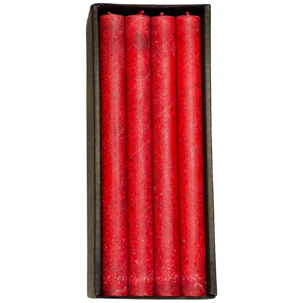 Schulthess Stabkerzen - Farbwelt Scharlachrot