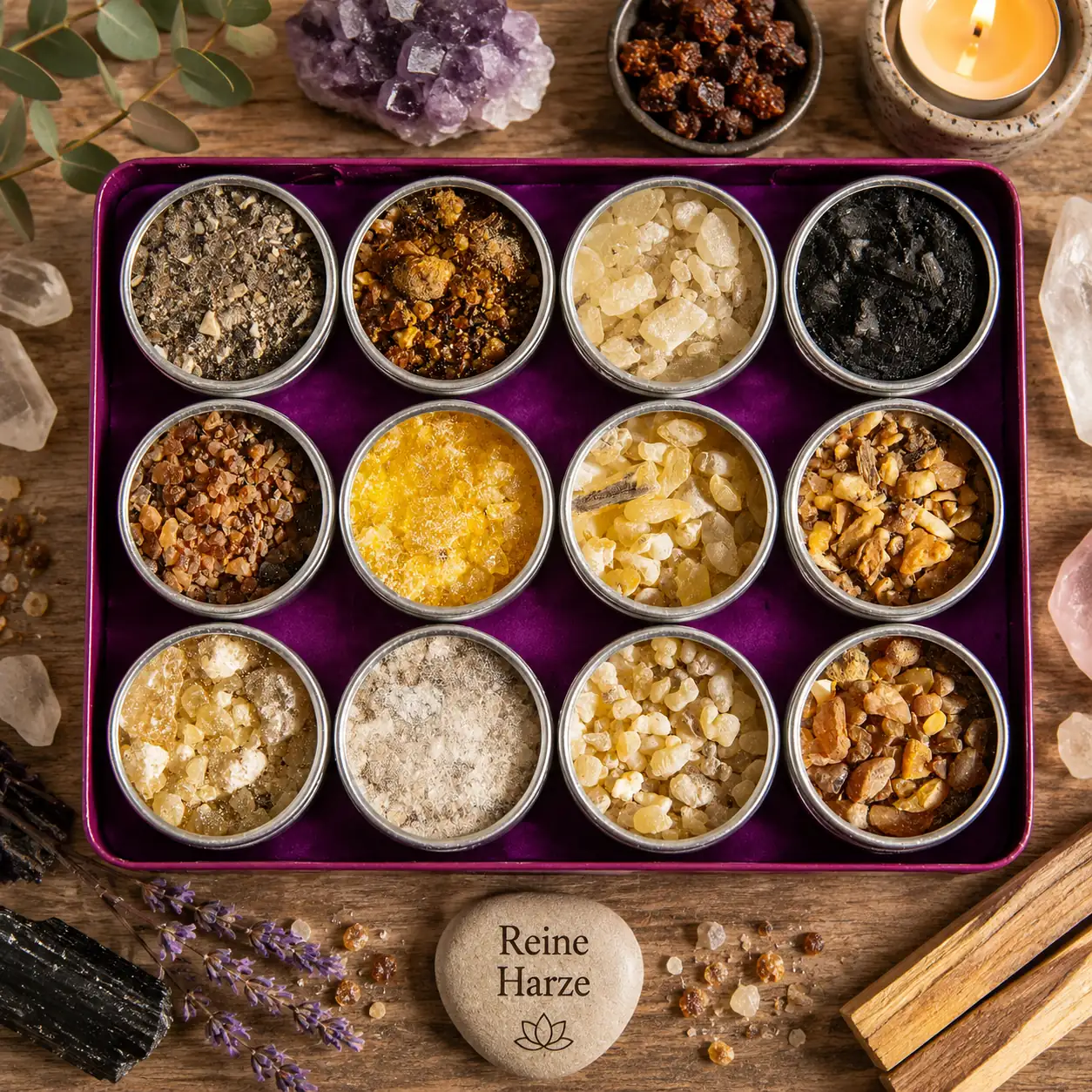 Räuchersortiment "Reine Harze" - Räucherset von Berk