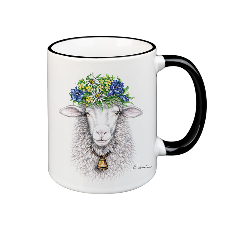 Blumenschaf - die große Keramiktasse von 5 Valleys 