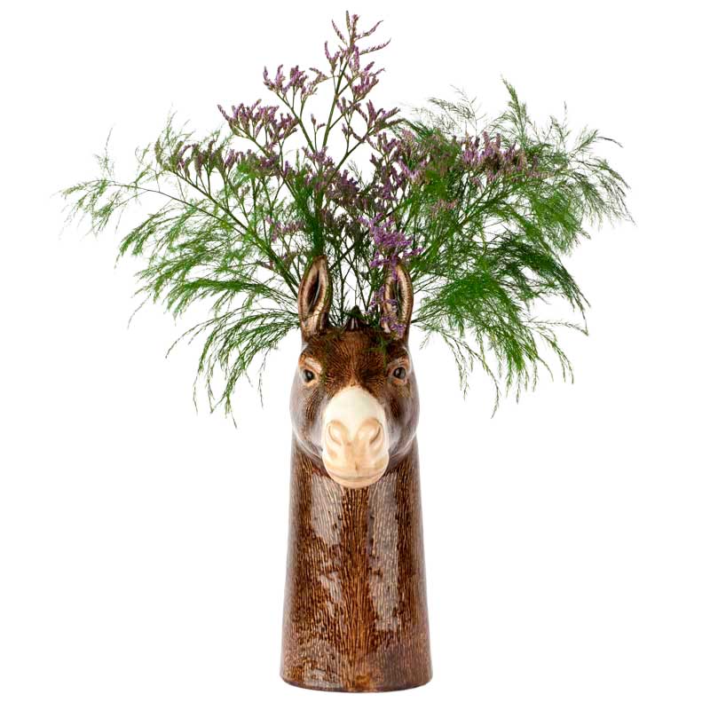 Quail Ceramics - die große Esel Blumenvase