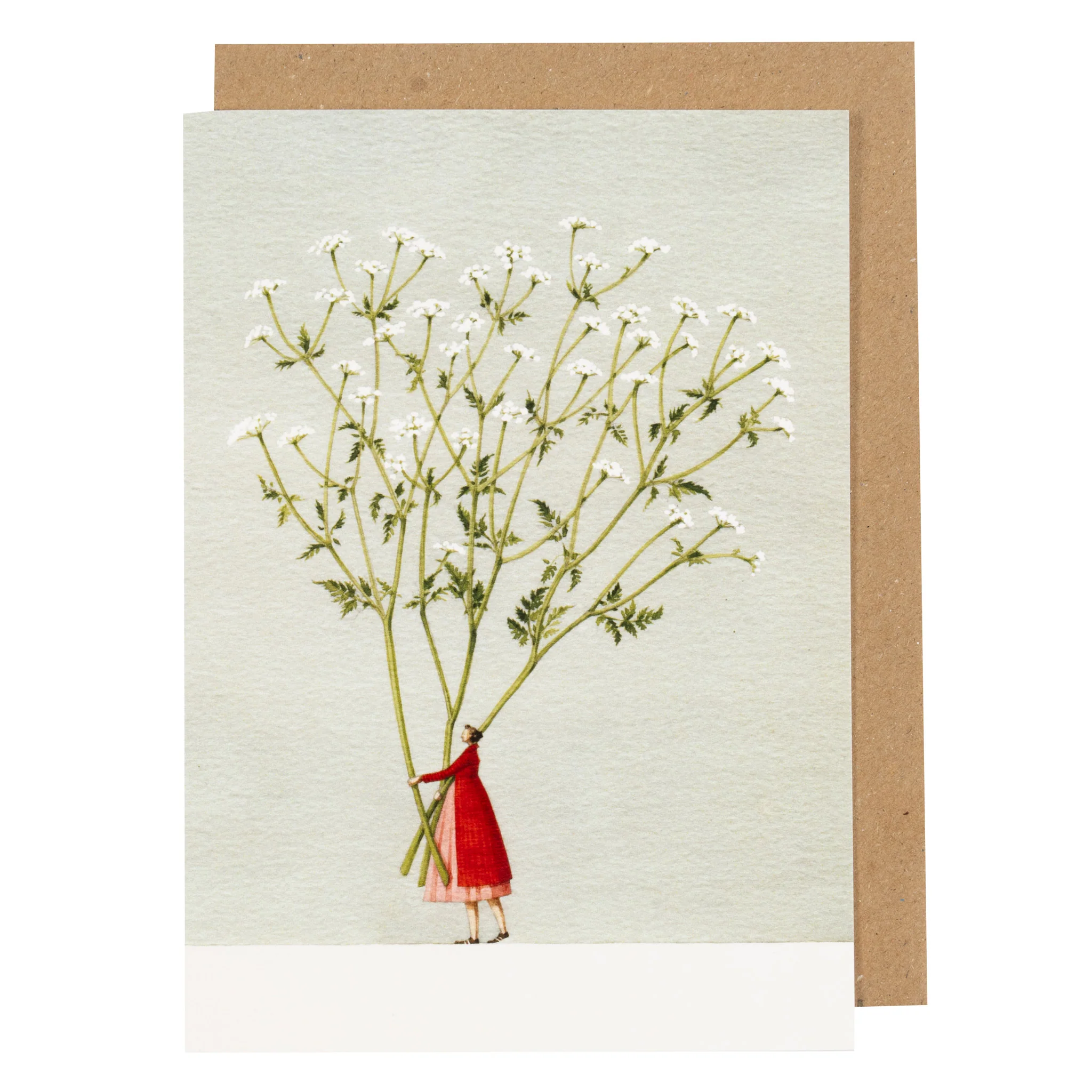 Grußkarte "COW PARSLEY" von Laura Stoddart
