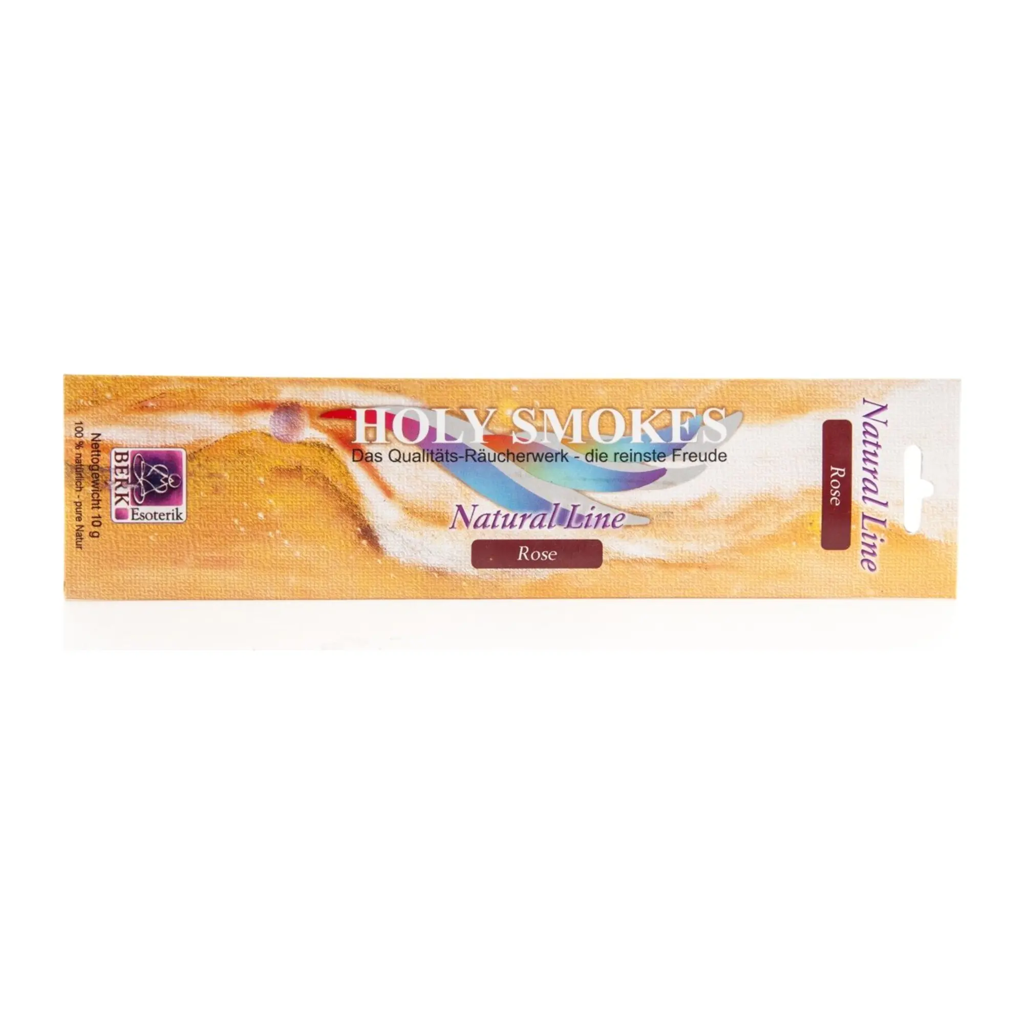 Rosen Räucherstäbchen der Natural Line von Berk in naturreiner, handgerollter Qualität