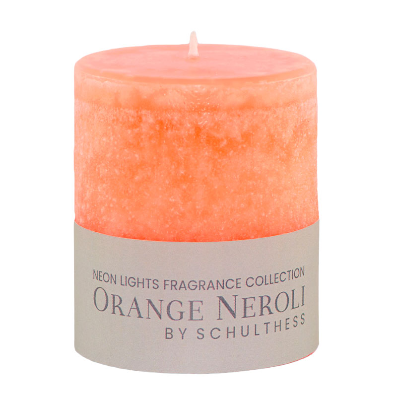 Schulthess Neon Kerzen - Duft Orange Neroli