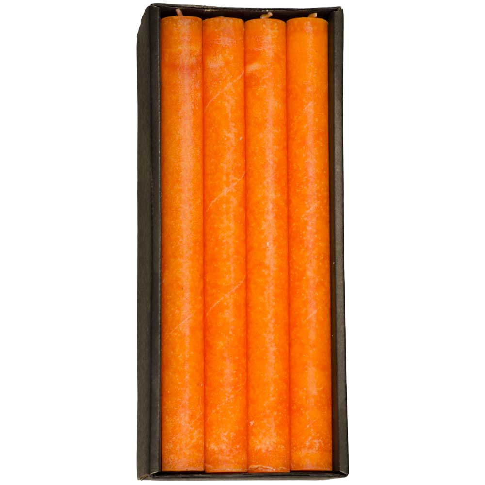 Schulthess Stabkerzen - Farbwelt Mandarine