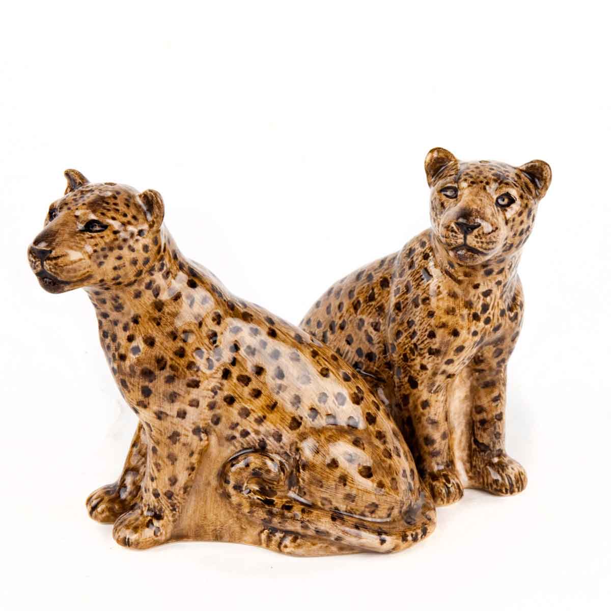 Leopard - die Salz und Pfeffer Streuer von Quail Ceramics 