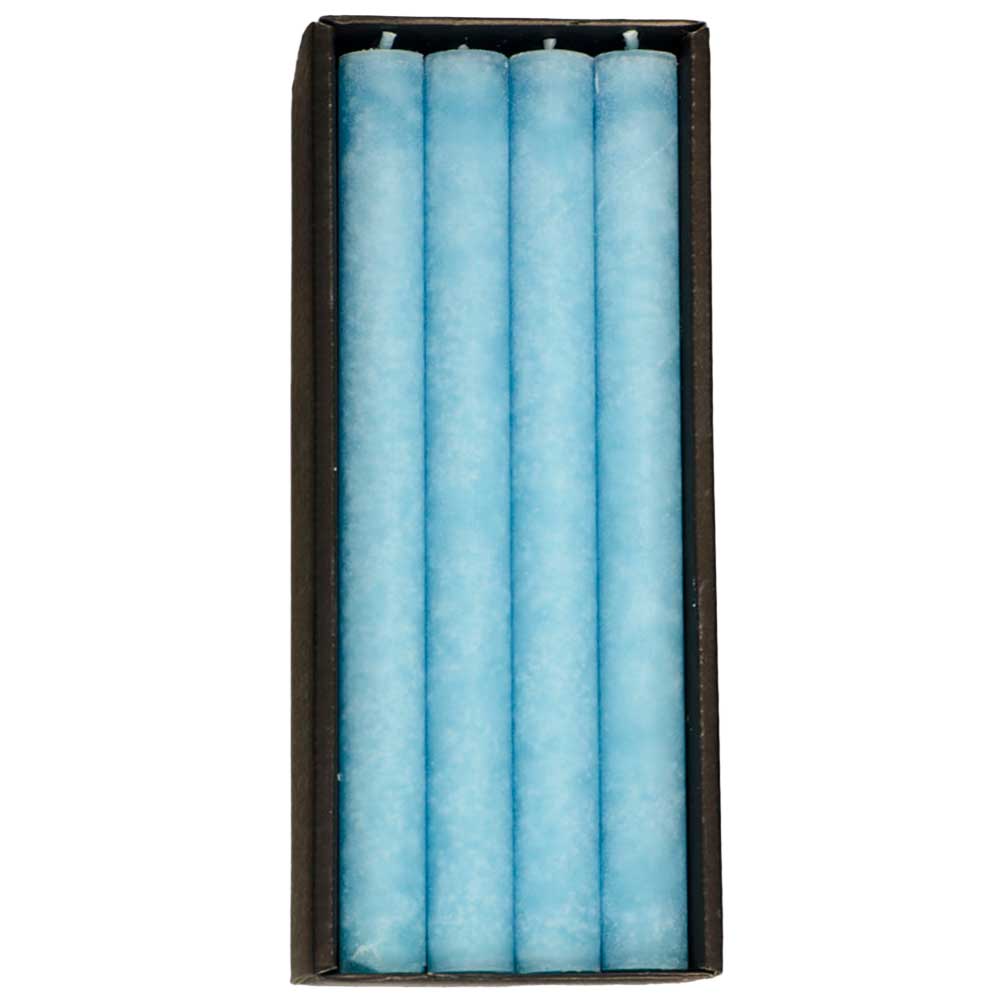 Schulthess Stabkerzen - Farbwelt Türkis hell