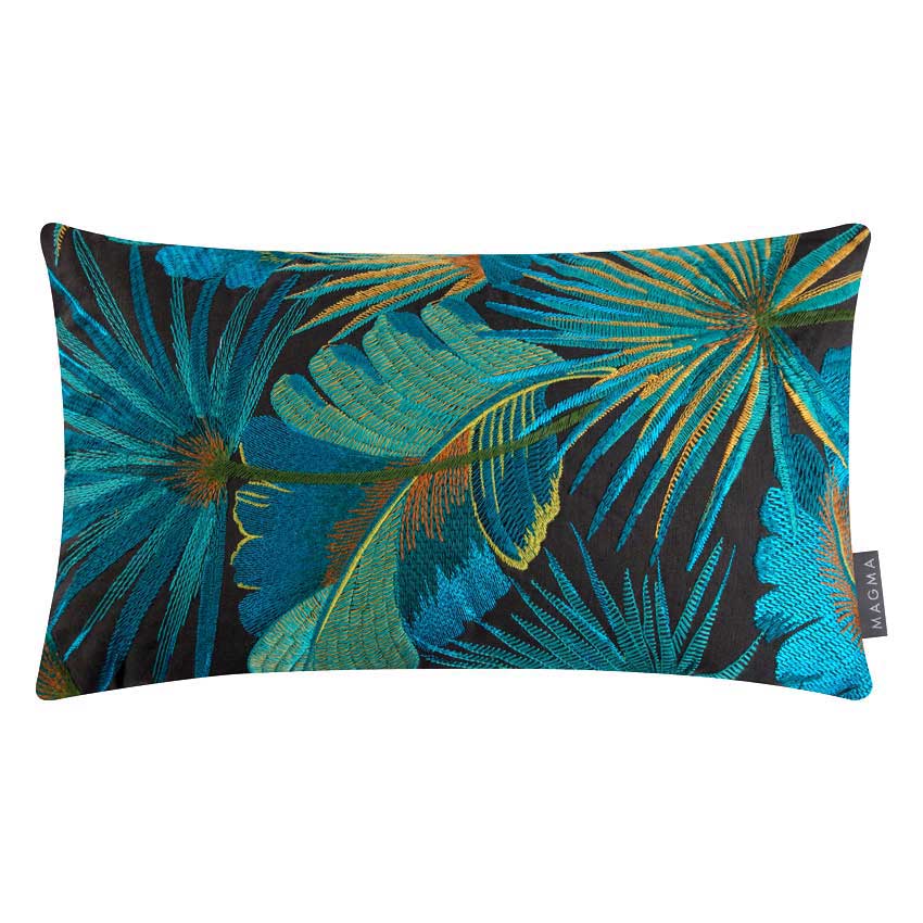 Sofakissenhülle "Sumatra" Smaragd 30 cm x 50 cm