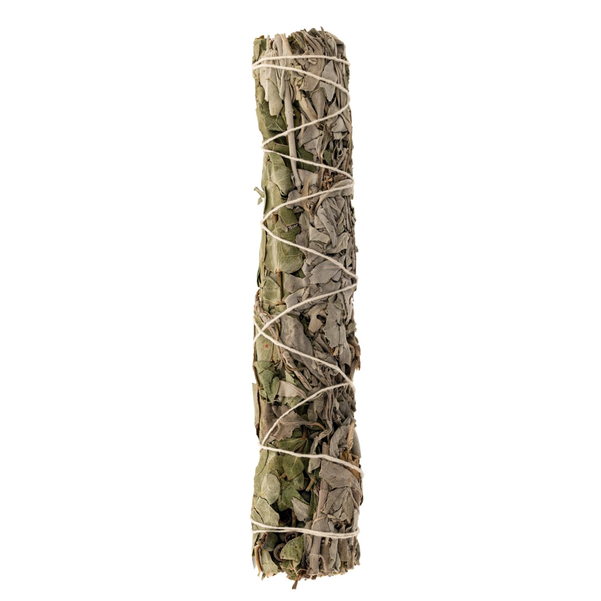 Weißer Salbei & Eukalyptus Kräuterbündel von BERK – naturreiner Smudge Stick mit frisch-würzigem Duft