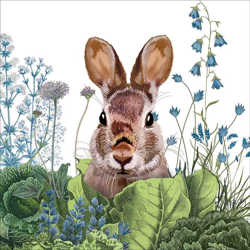 "Chou Chou Bunny", große Papierservietten von PPD