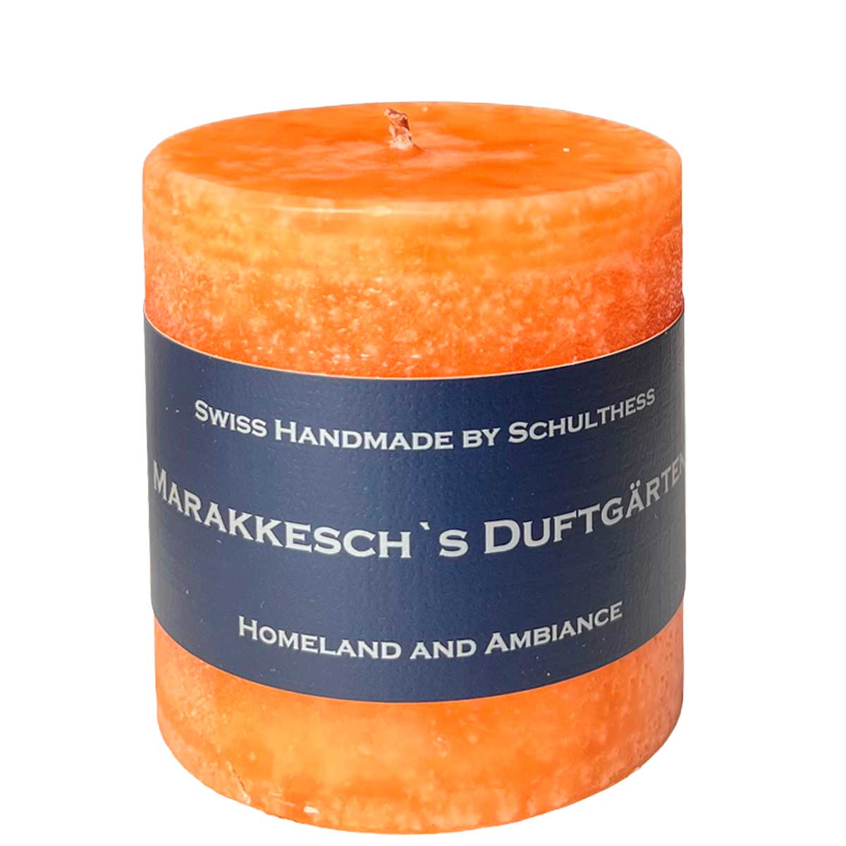 Schulthess Stumpenkerze - Duft Marakkesch's Duftgärten