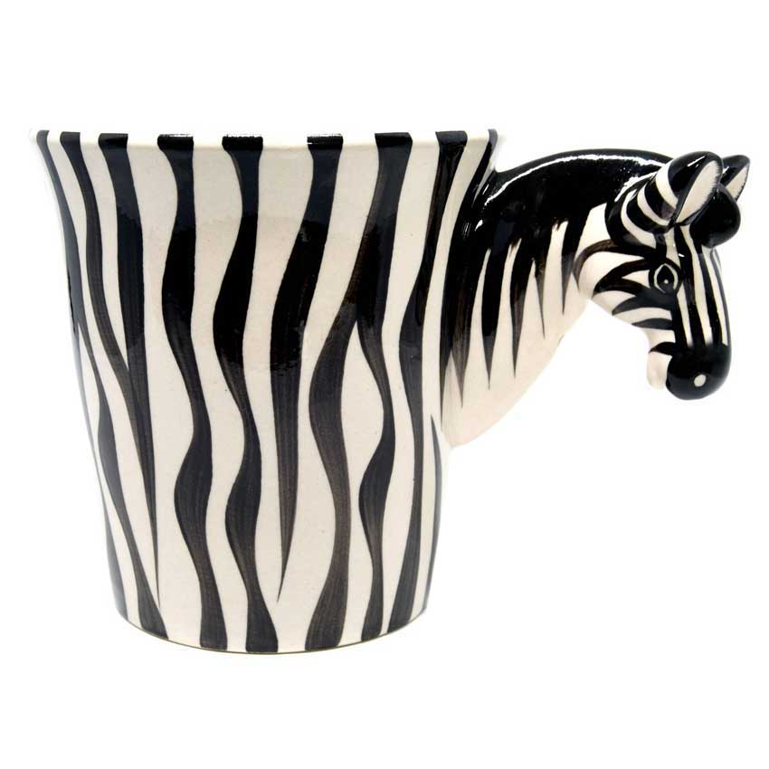 Zebra /  Porzellan - Keramiktasse