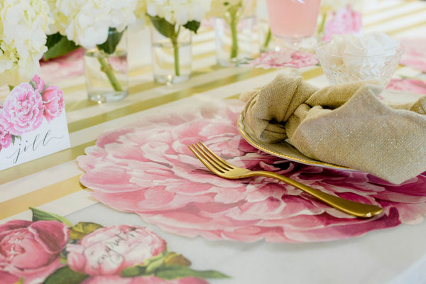 Place Card - Tischkarten aus Papier "PEONY" von Hester & Cook  