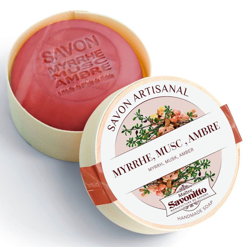 Savon Myrrhe, Moschus und Amber - Seife von Maitre Savonitto
