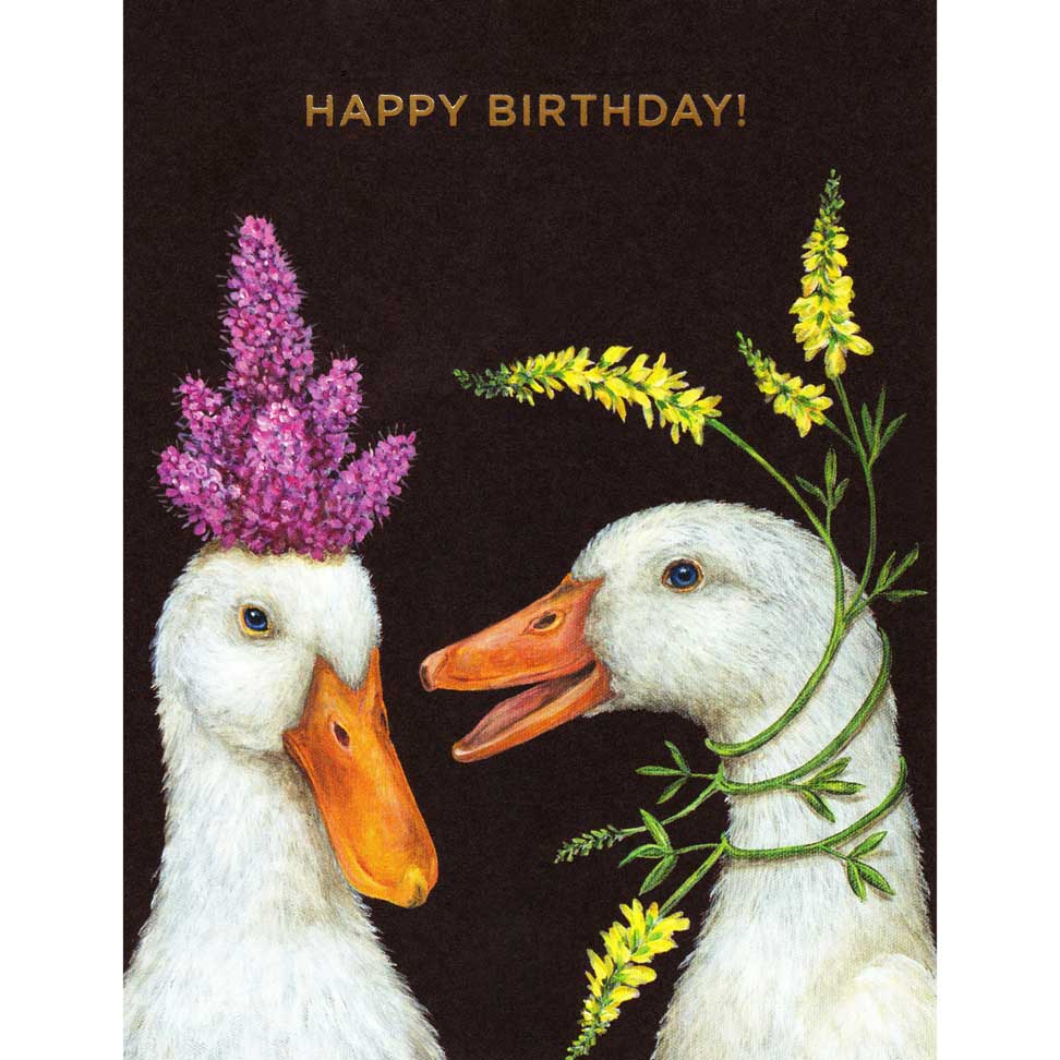 Geburtstagskarte "BIRTHDAY DUCKS" von Hester & Cook