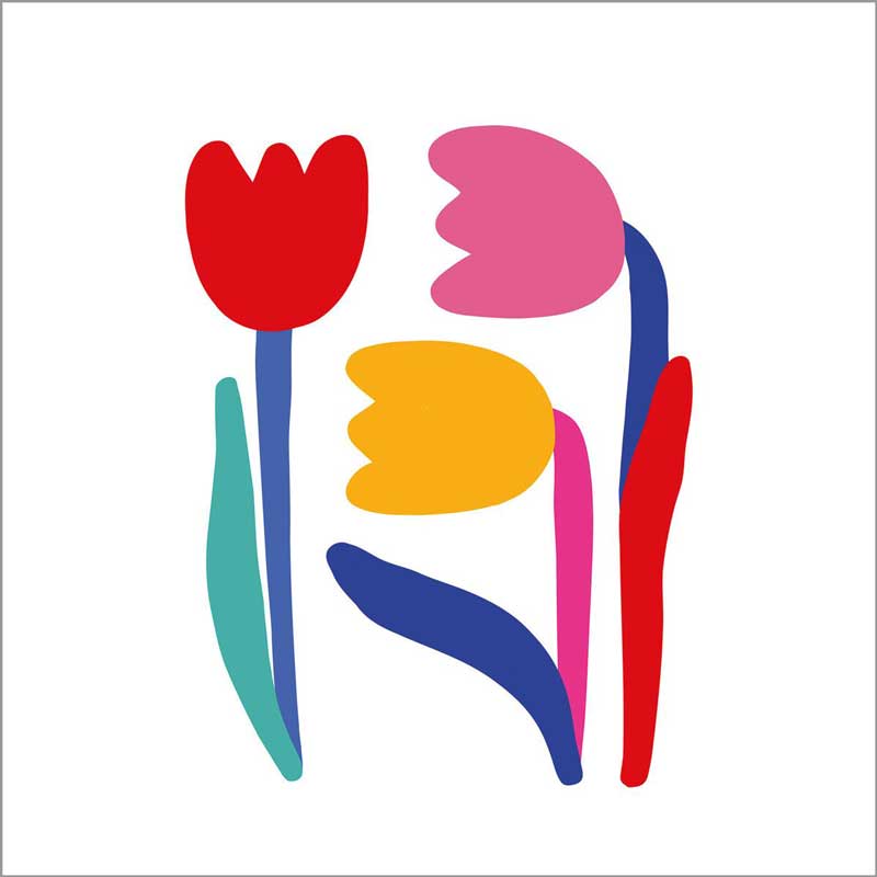 "Tulipes", große Papierservietten von PPD