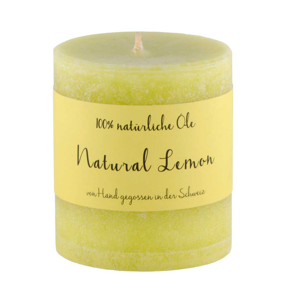 Natural Lemon - Schulthess Duftkerze mit 100% natürlichen Ölen