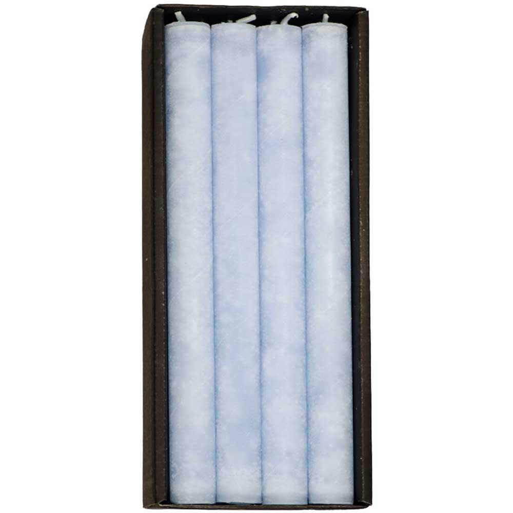 Schulthess Stabkerzen - Farbwelt Stahlblau hell