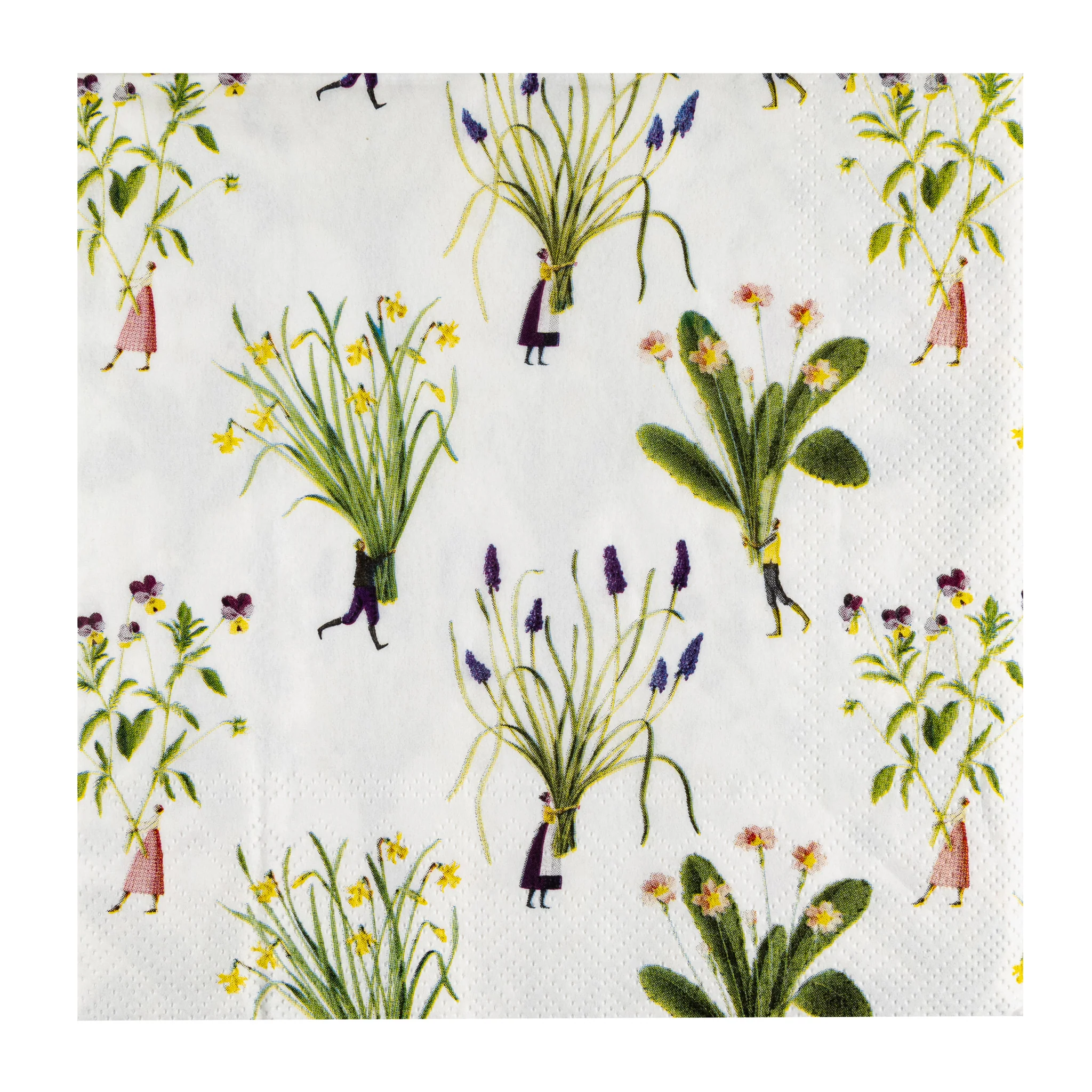 SPRING FLOWERS - große Papierservietten von Laura Stoddart
