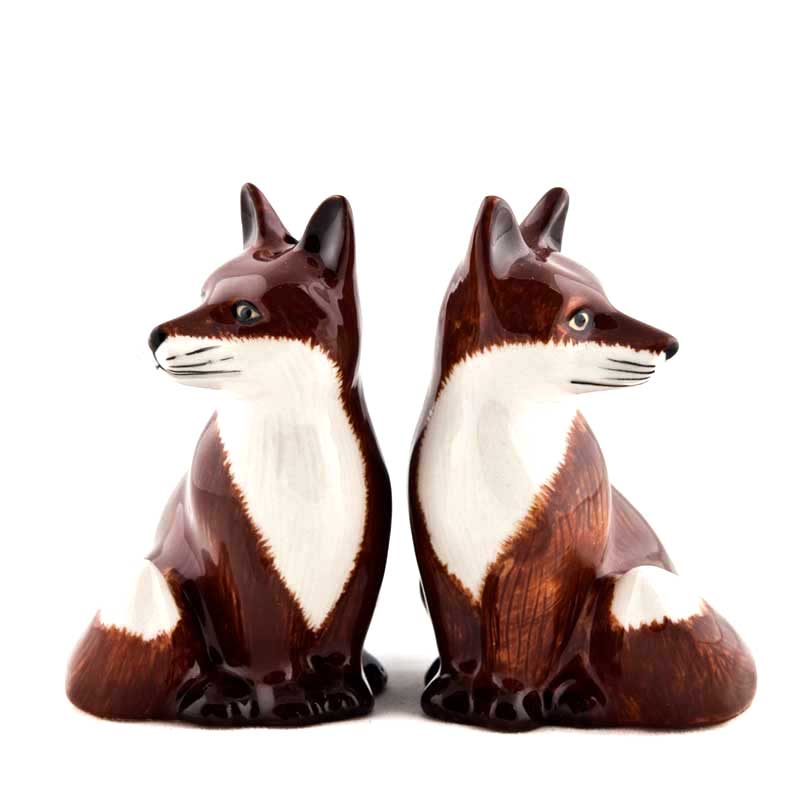 Fox  / Füchschen - die Salz und Pfeffer Streuer von Quail Ceramics