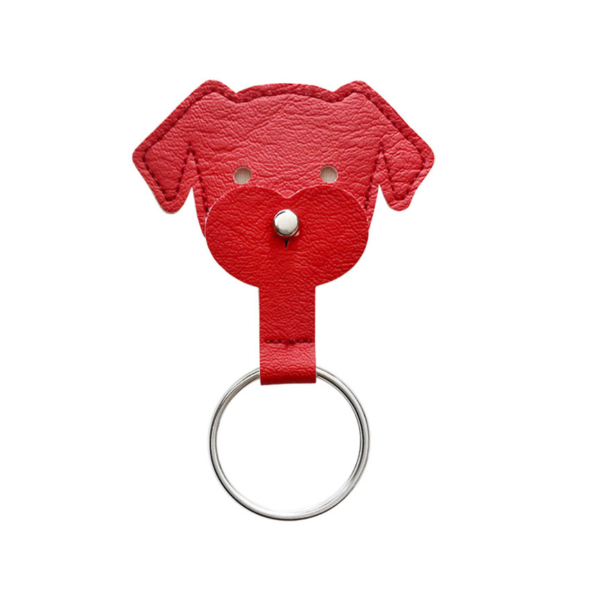 Schlüsselanhänger Dogchip rot