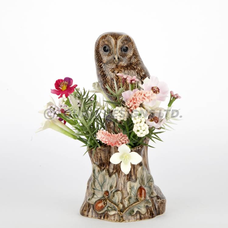 Tawny Owl Mini Vase - von Quail Ceramics