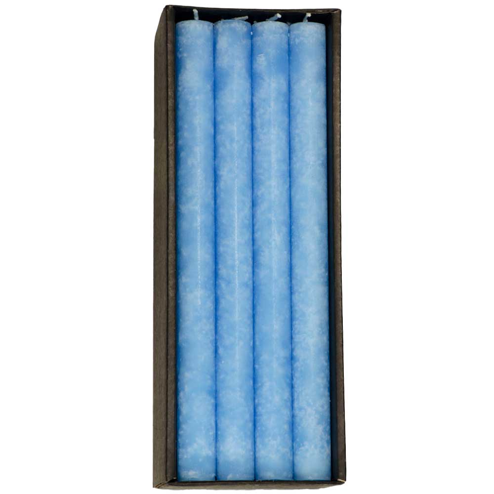 Schulthess Stabkerzen - Farbwelt Seeblau hell