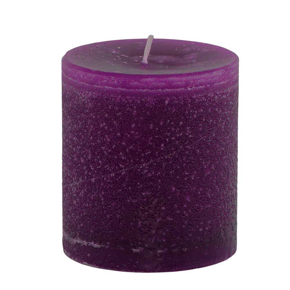 Schulthess Stumpenkerze ohne Duft - Farbe Royal purple