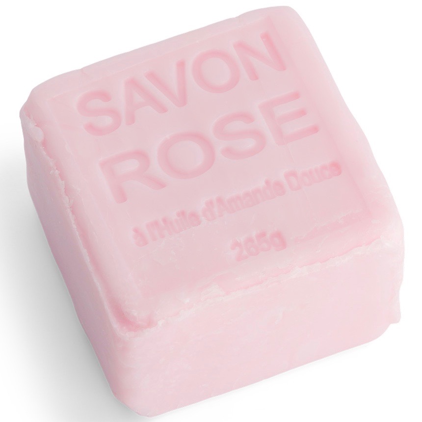 Savon Cube Rose exfoliant - Rosenseife von Maitre Savonitto