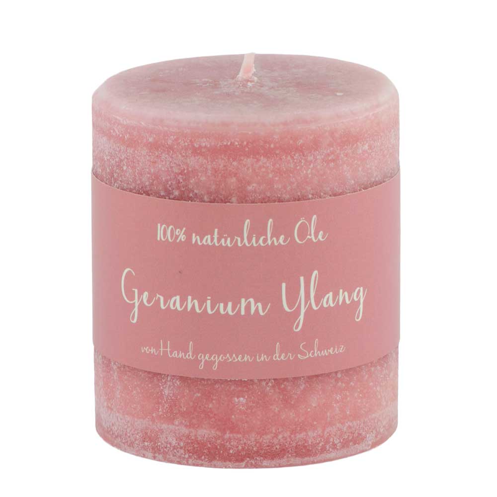 Geranium / Ylang - Schulthess Duftkerze mit 100% natürlichen Ölen
