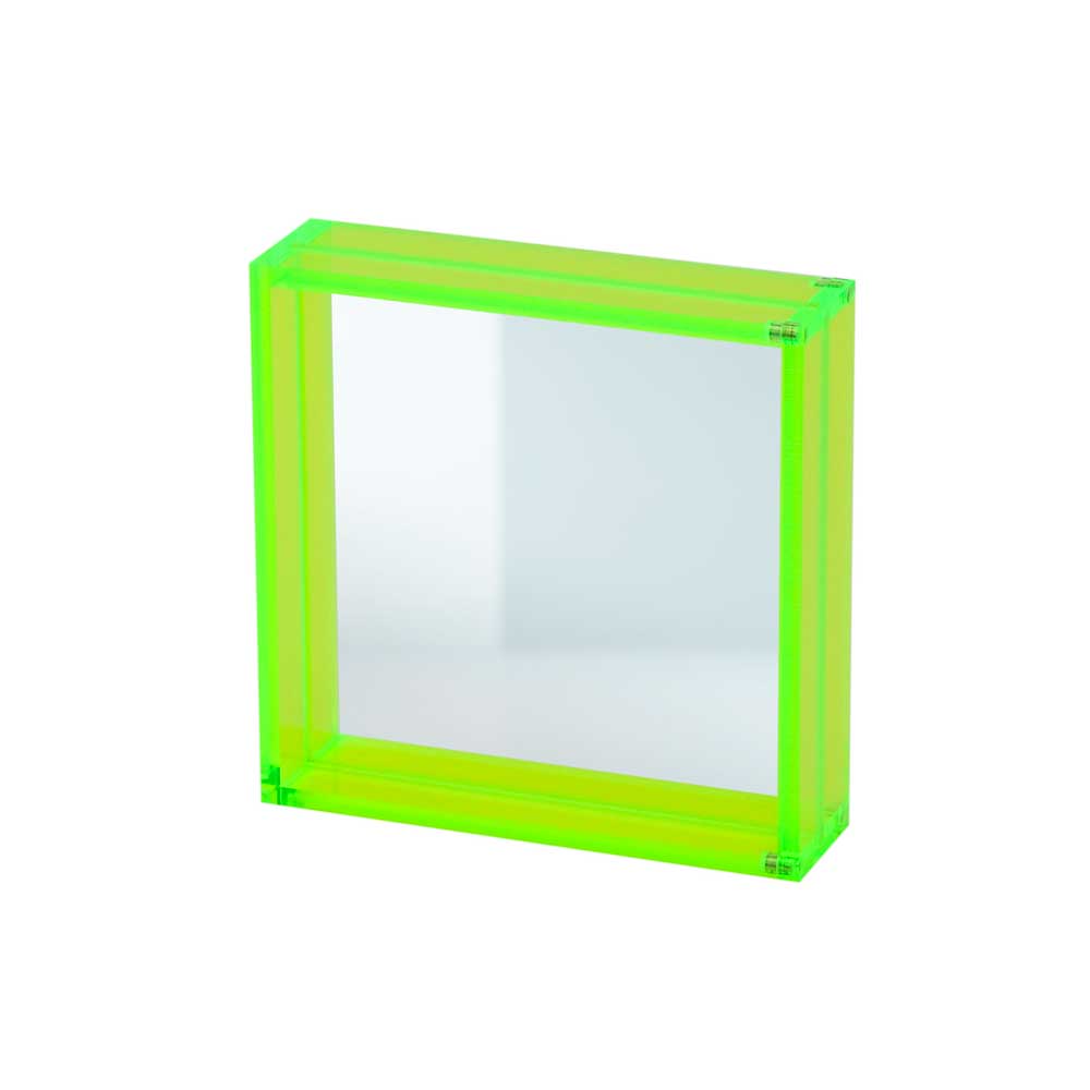 Tokio Acryl Bilderrahmen 10 x 10 neon grün - von Gift Company