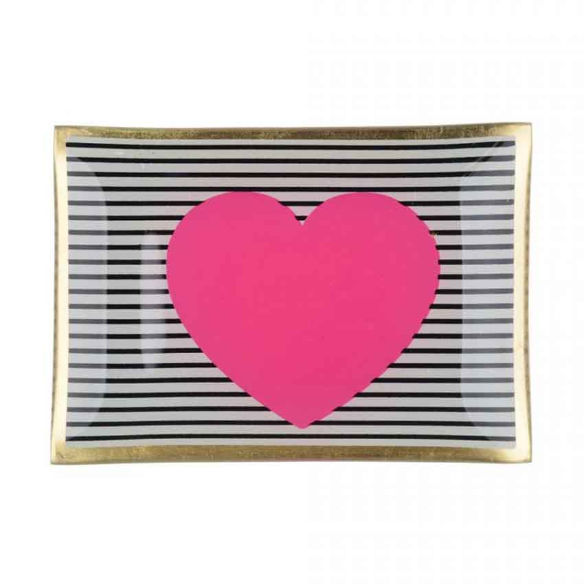 Love Plates - Glasteller "Herz M" von Gift Company