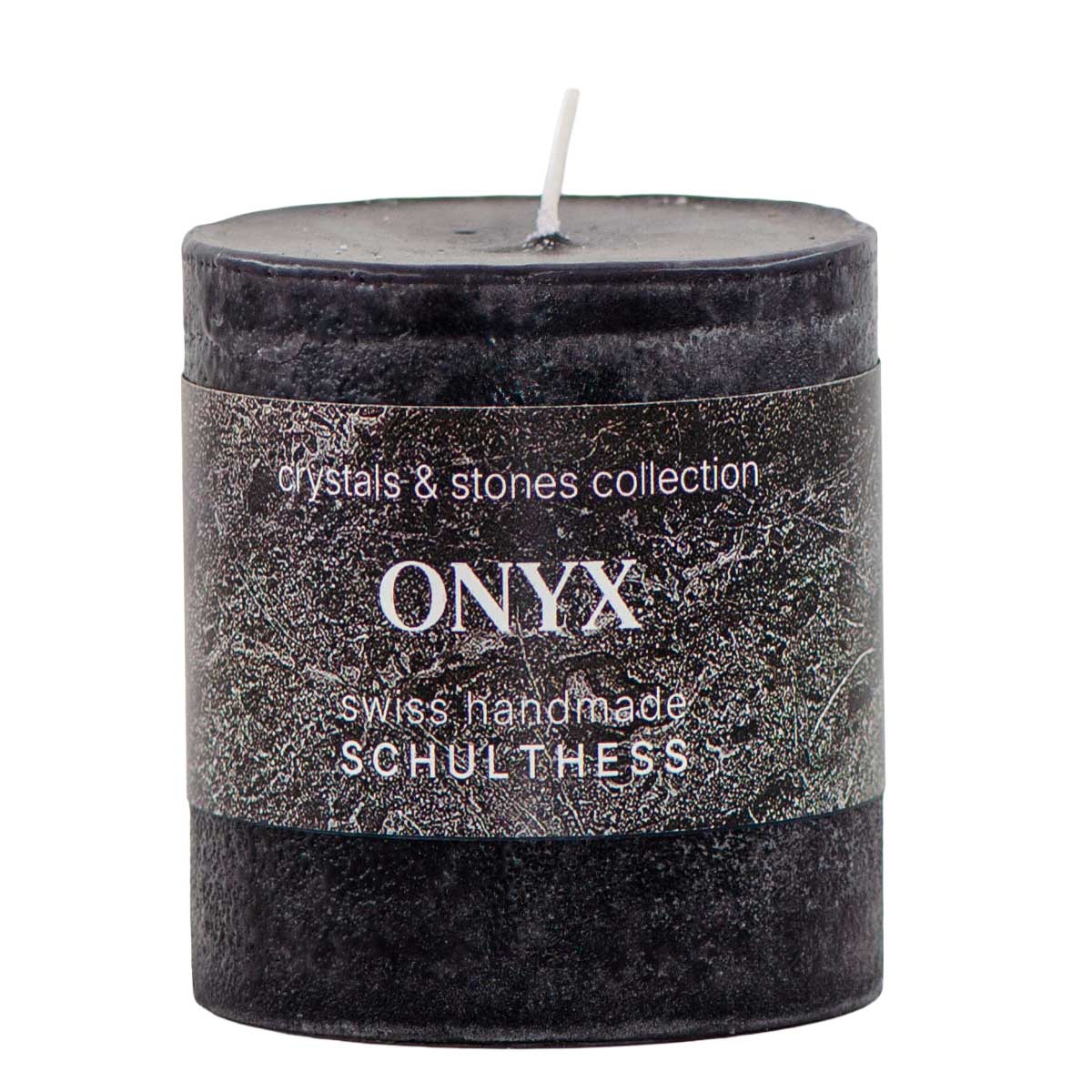 Onyx Duftkerze aus der Crystals & Stones Kollektion von Schulthess