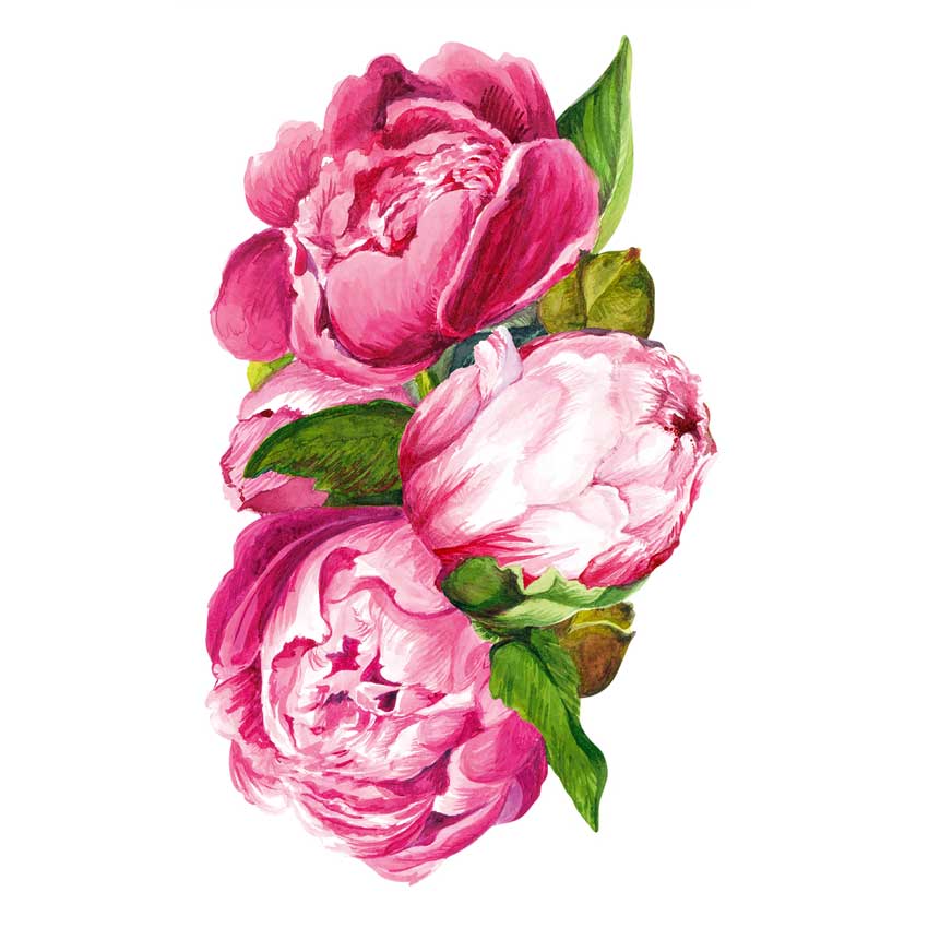 Table Accent - Tischakzente aus Papier "PEONY" von Hester & Cook