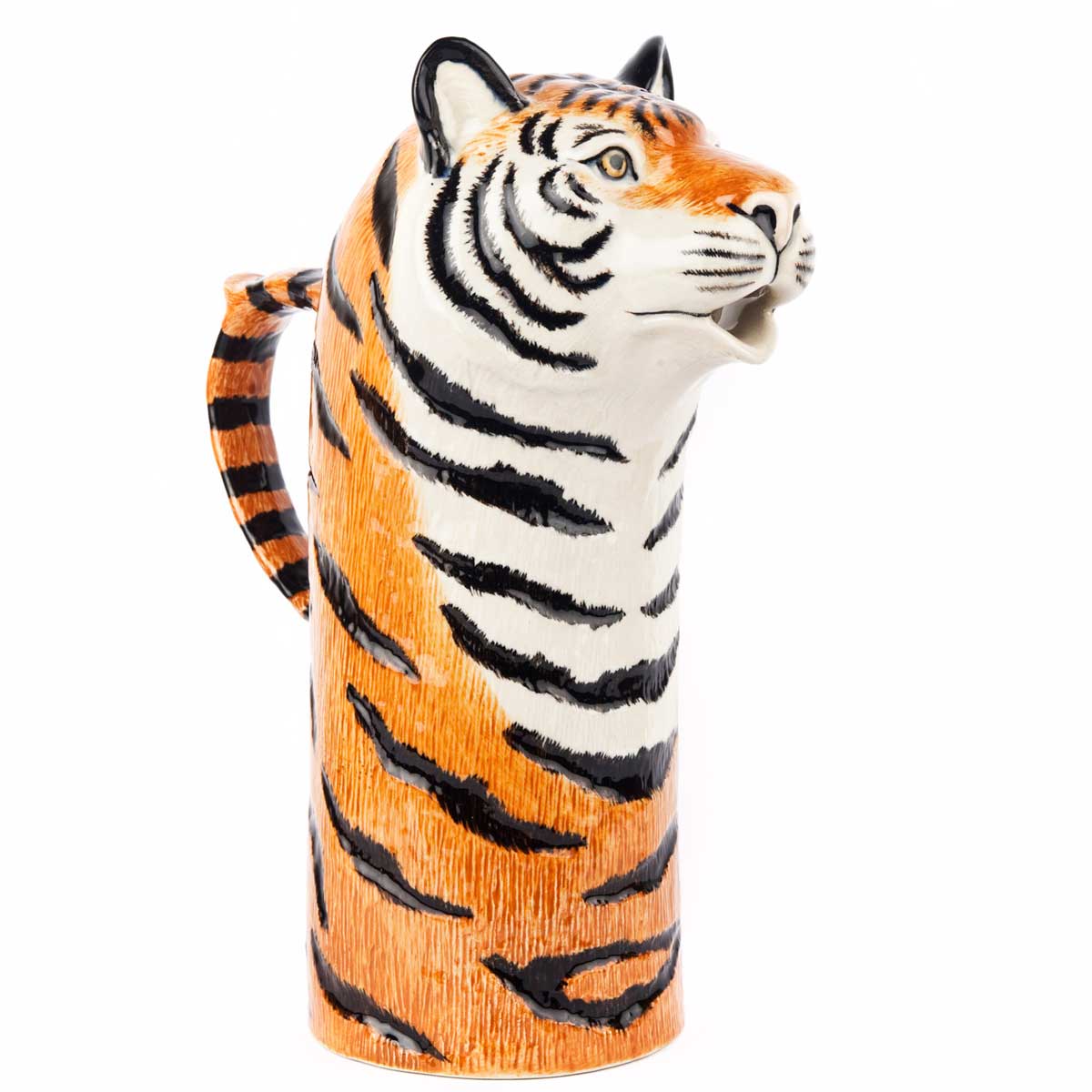 die große Tiger Wasserkaraffe von Quail Ceramics